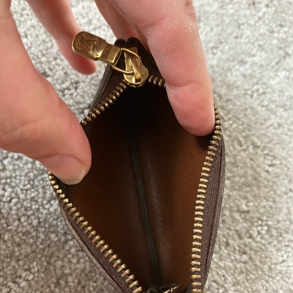 Authentic Vintage Louis Vuitton Monogram Key Cles Coin Pouch - No Keychain Clasp - Picture 4 of 8